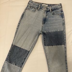 PacSun- Patchwork Mom Jeans size 24